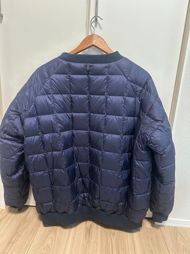 〈値下〉TAION×PENNEY'S ダウンリバーシブルゴルフジャケットネイビー