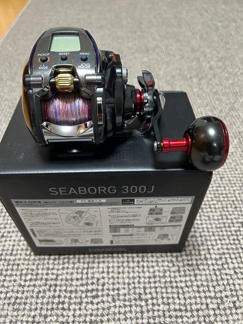 aym. 　18DAIWAシーボーグ300J 2回使用 7.4km 9h