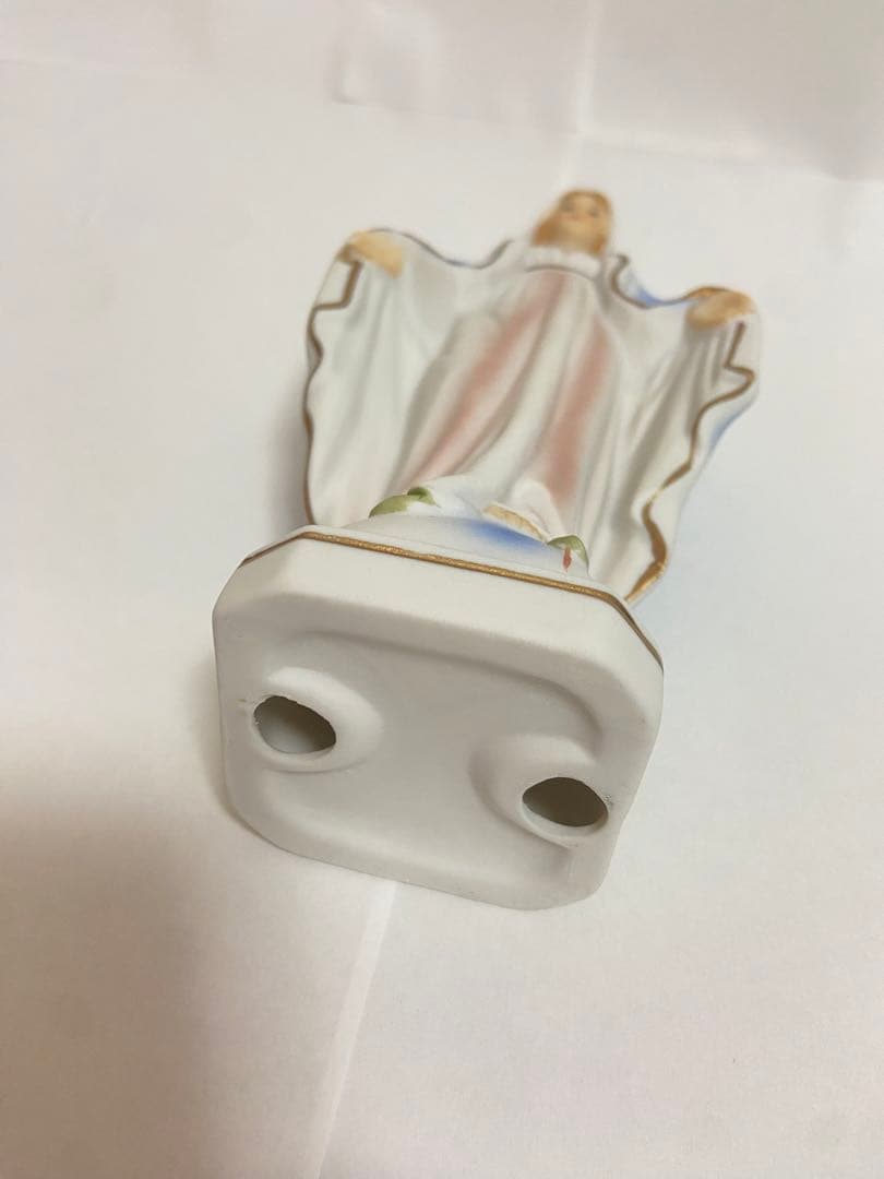 聖母マリア様　置物　カトリック　陶器　アンティーク