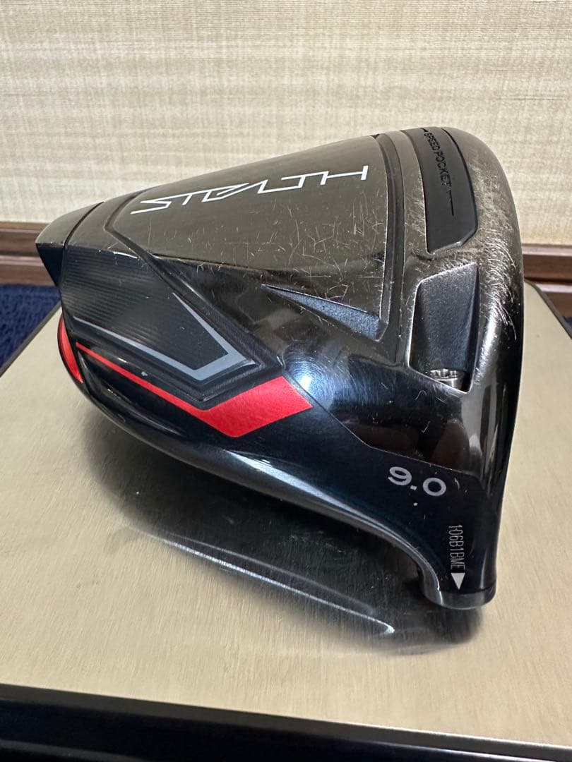 ステルス　9度 ドライバーヘッド　テーラーメイド　stealth