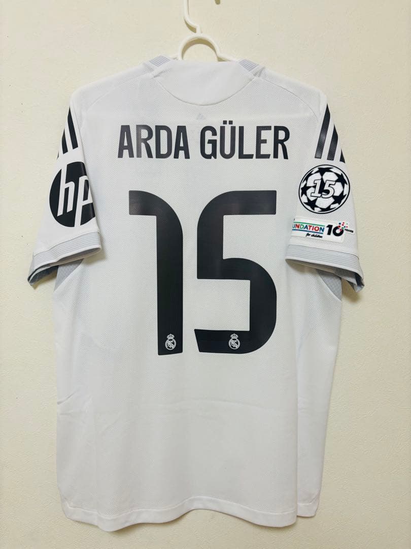 【正規品・オーセンティック】アルダ・ギュレル選手　レアルマドリード　ユニフォーム
