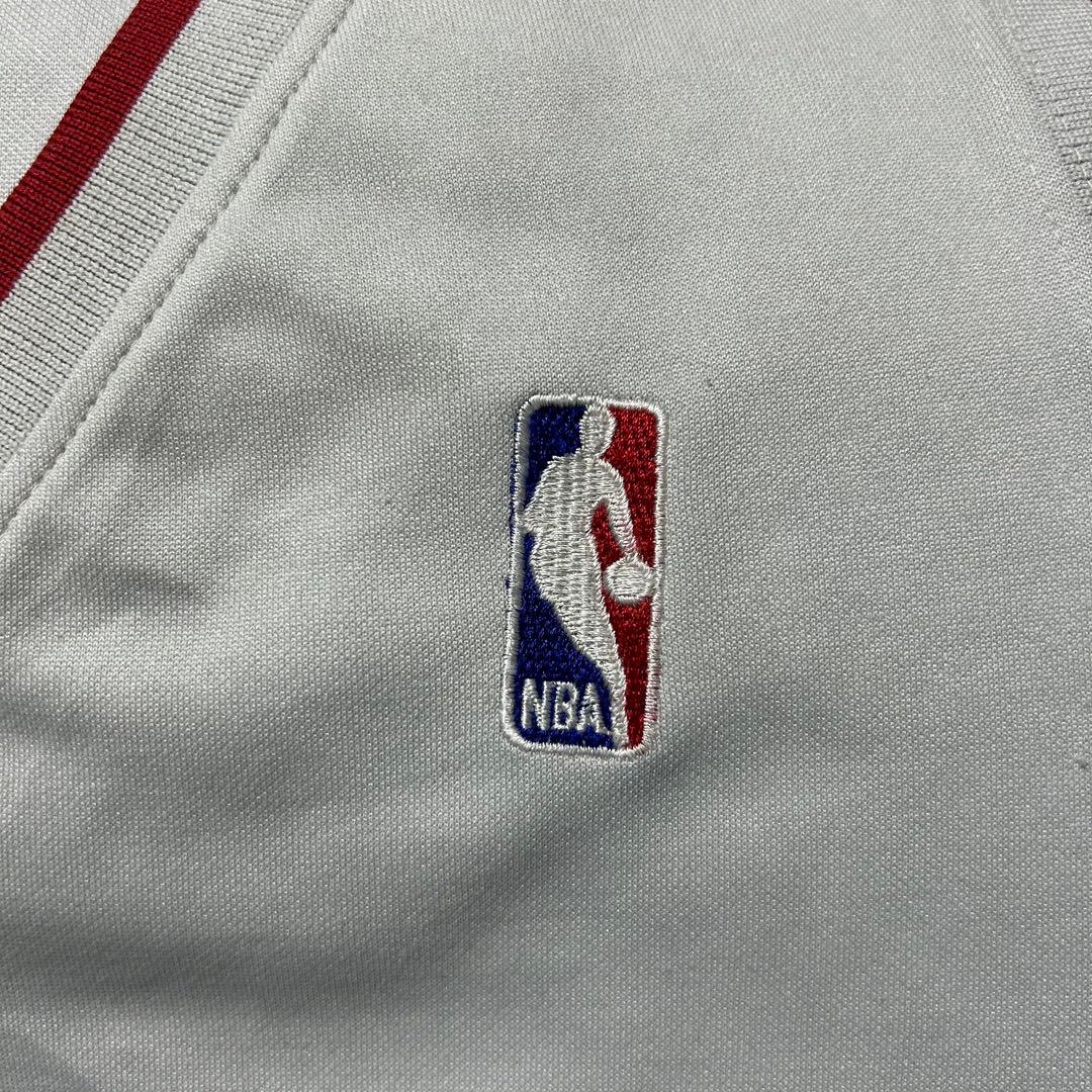 NBAヒートゲームシャツ肉厚M103シャック両面刺繍ワッペン4XLアメリカ古着
