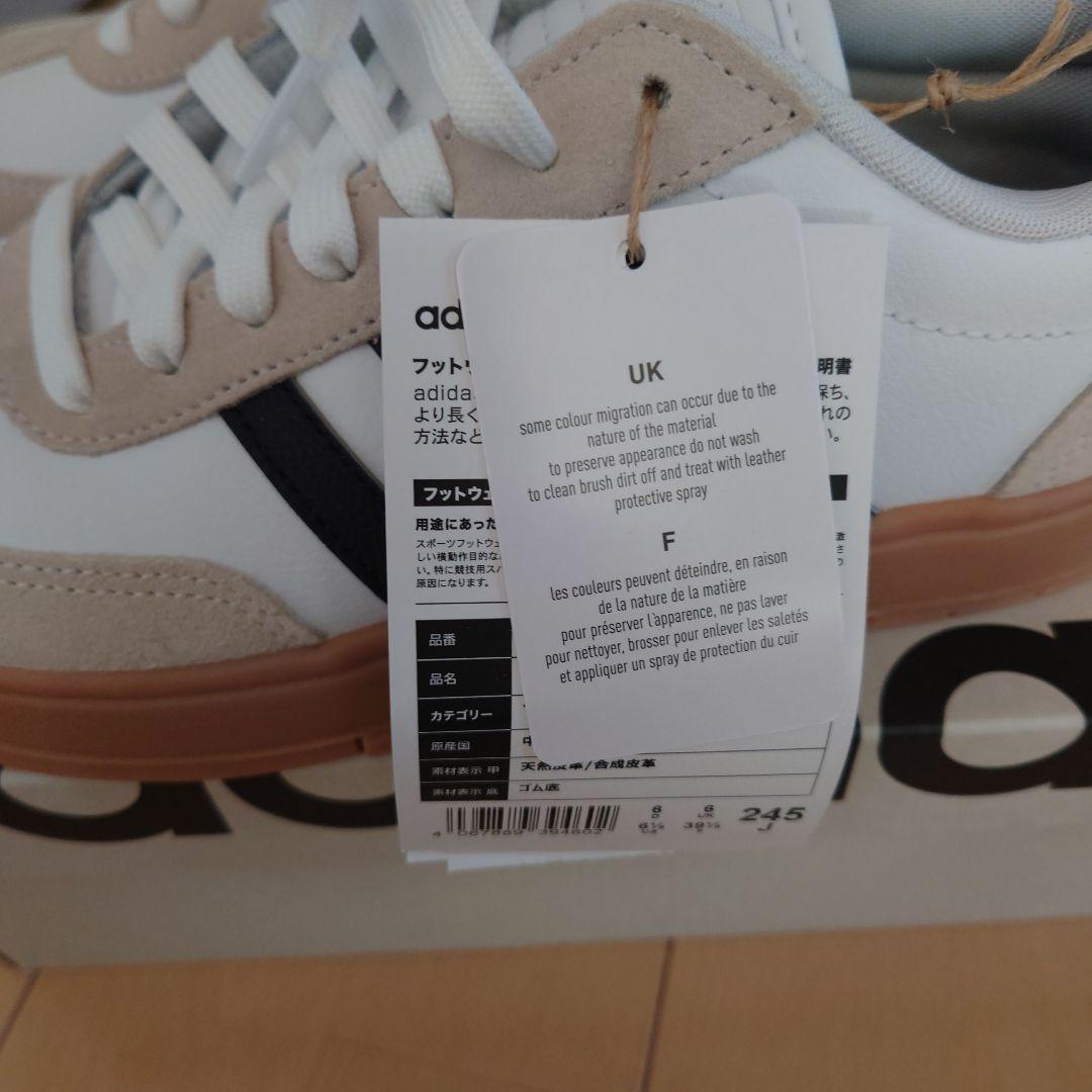 adidas GRADAS IE9044 24.5cm ホワイト