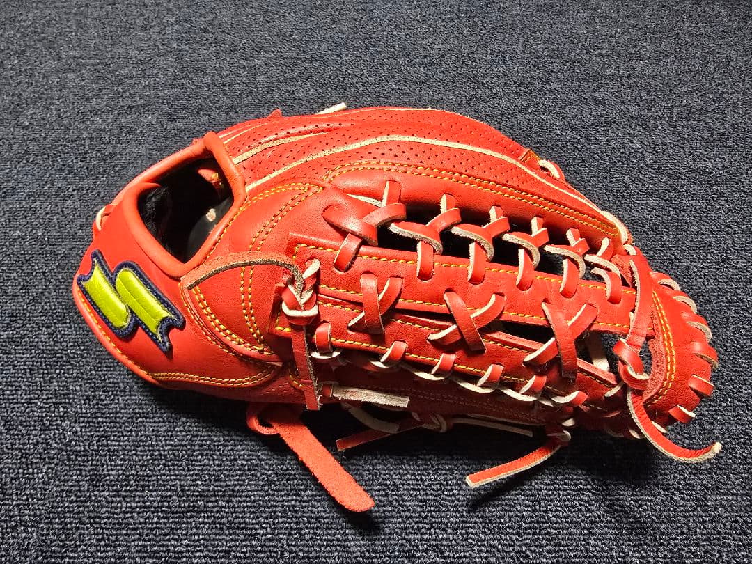 SSK 軟式 野球 グローブ オールラウンド ソフトボール 赤 グラブ