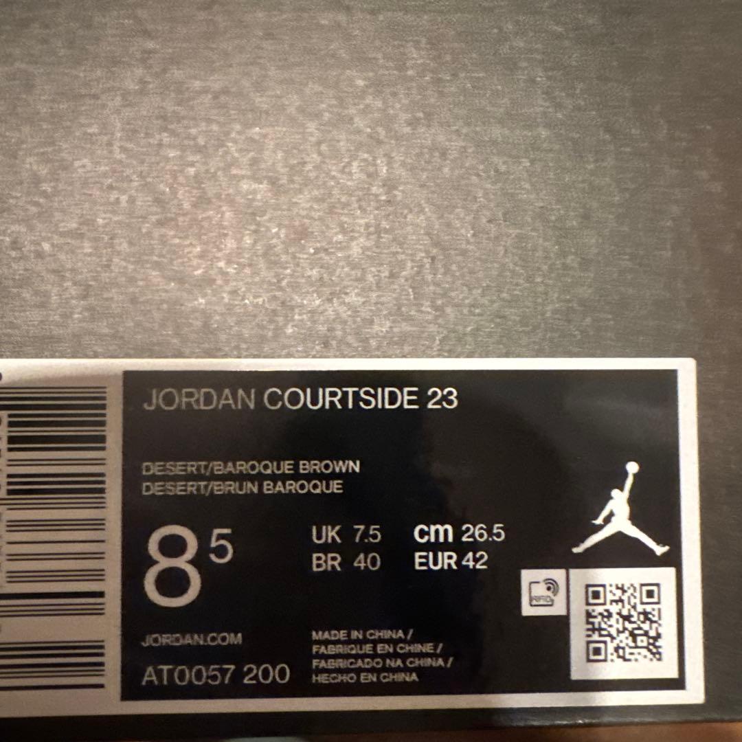 新品未使用　Air Jordan コートスライド23