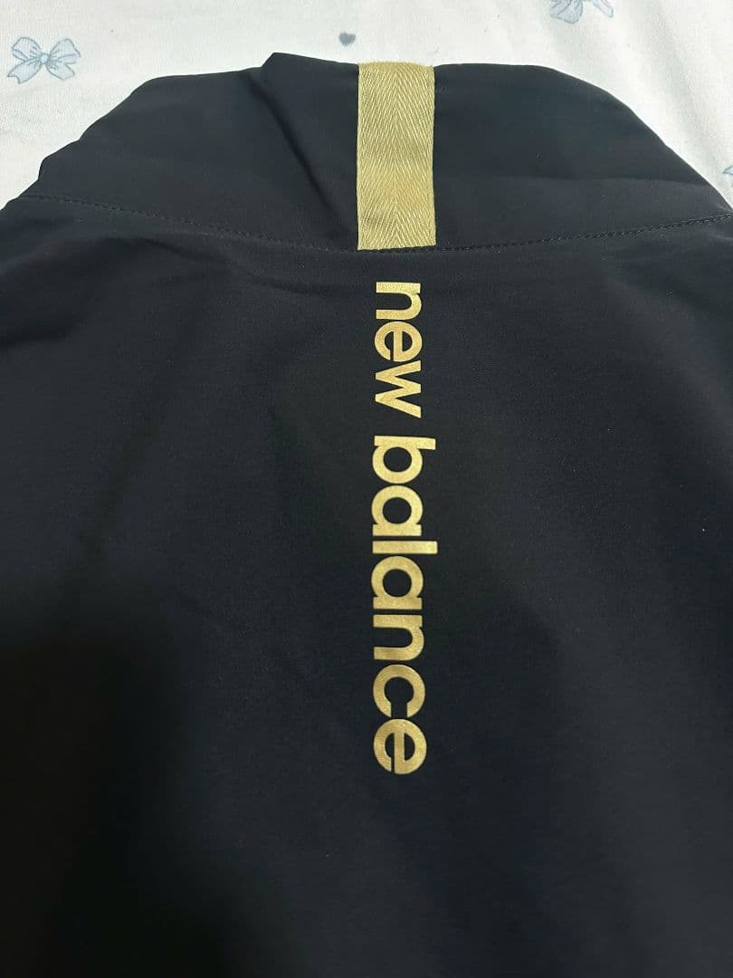 ニューバランス/ゴルフ 防風ジャケット【ブラックー/L】美品！