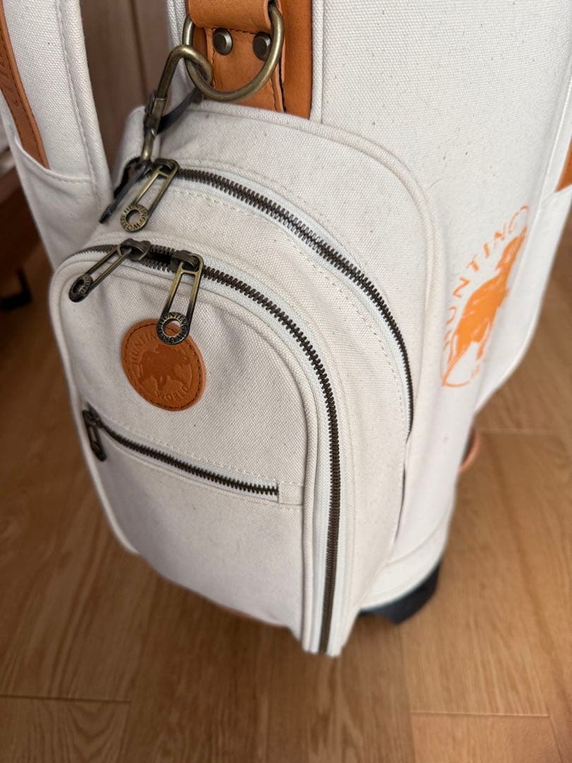 ⭐︎ハンティングワールド　帆布 キャディバッグ　ゴルフ バッグ　新品⭐︎