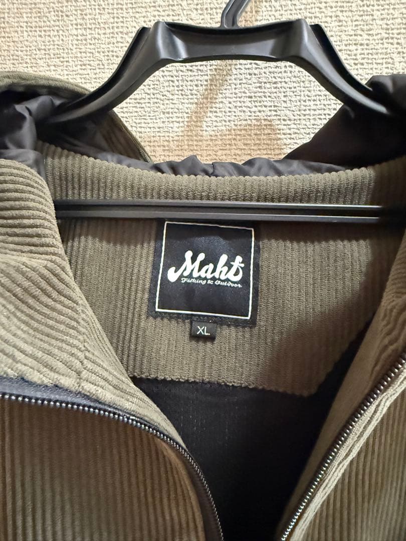 mahf コーデュロイ ハーフジッププルオーバージャケット XL