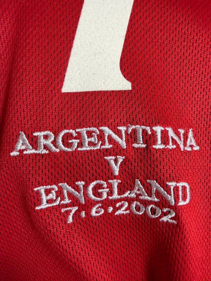鑑定済み正規品 2002年W杯 ベッカム 長袖ユニフォーム