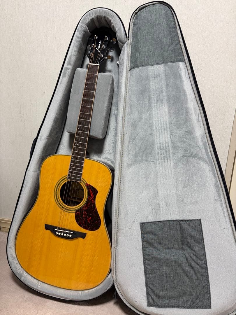 アコースティックギター James J-500L VNT ギターケース付き