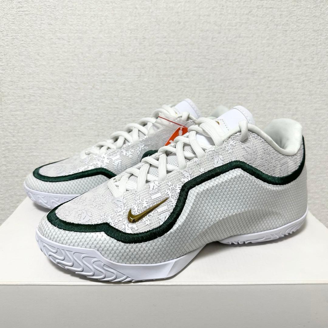 ナイキ 26.5 レブロン 23 バスケ シューズ 靴 バッシュ 白　緑