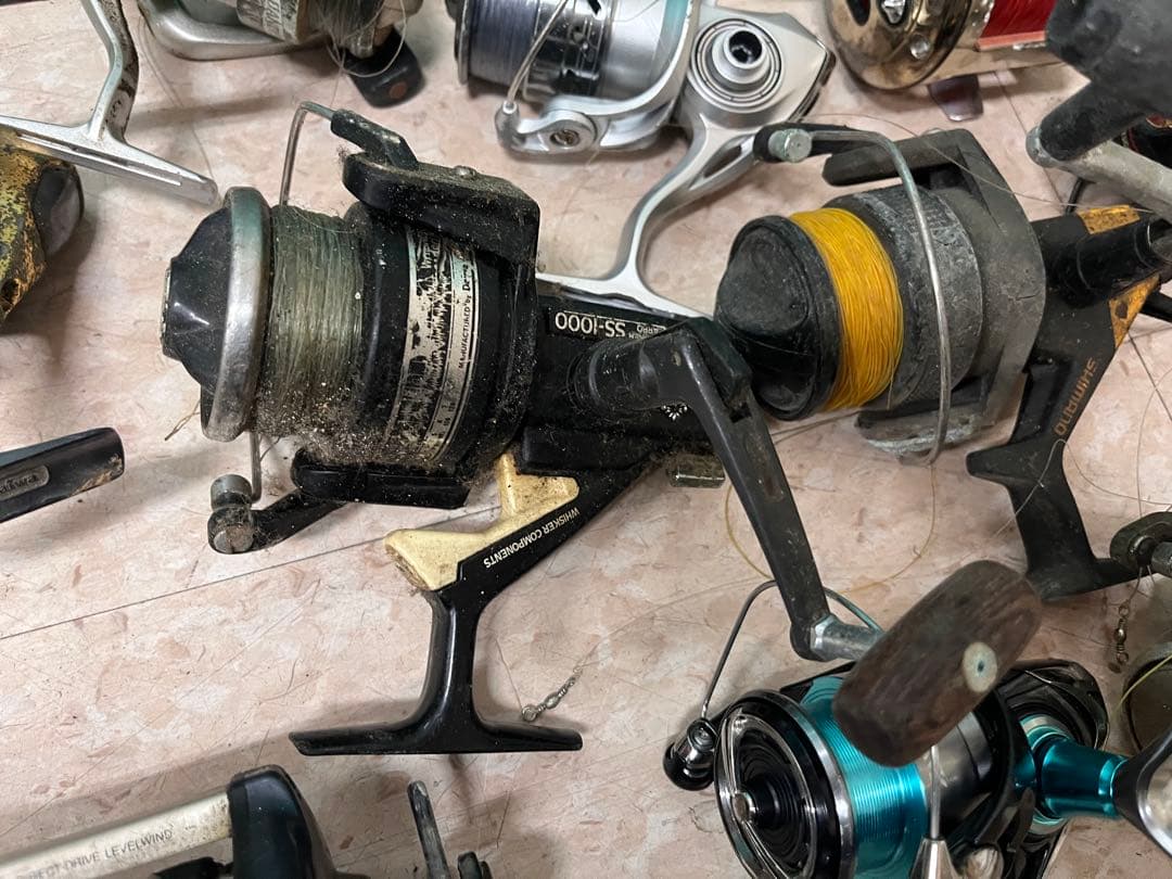 19個ジャンクリール　SHIMANO DAIWA などまとめ売り