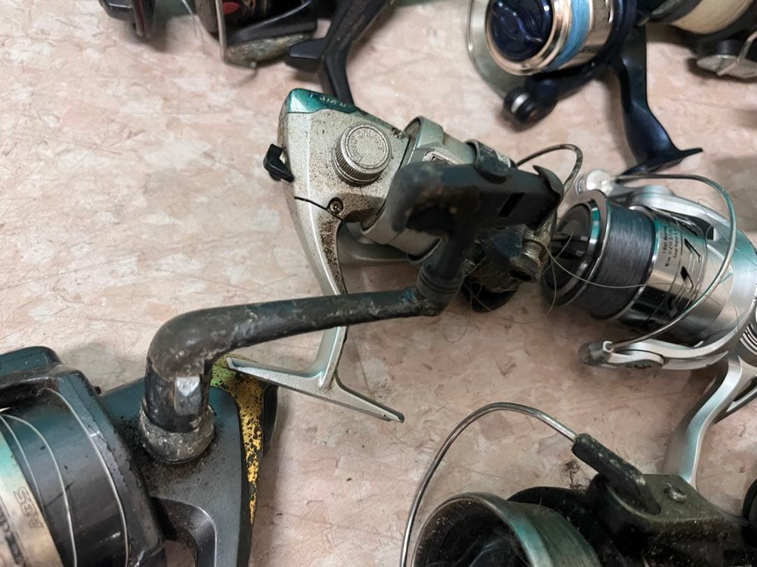 19個ジャンクリール　SHIMANO DAIWA などまとめ売り