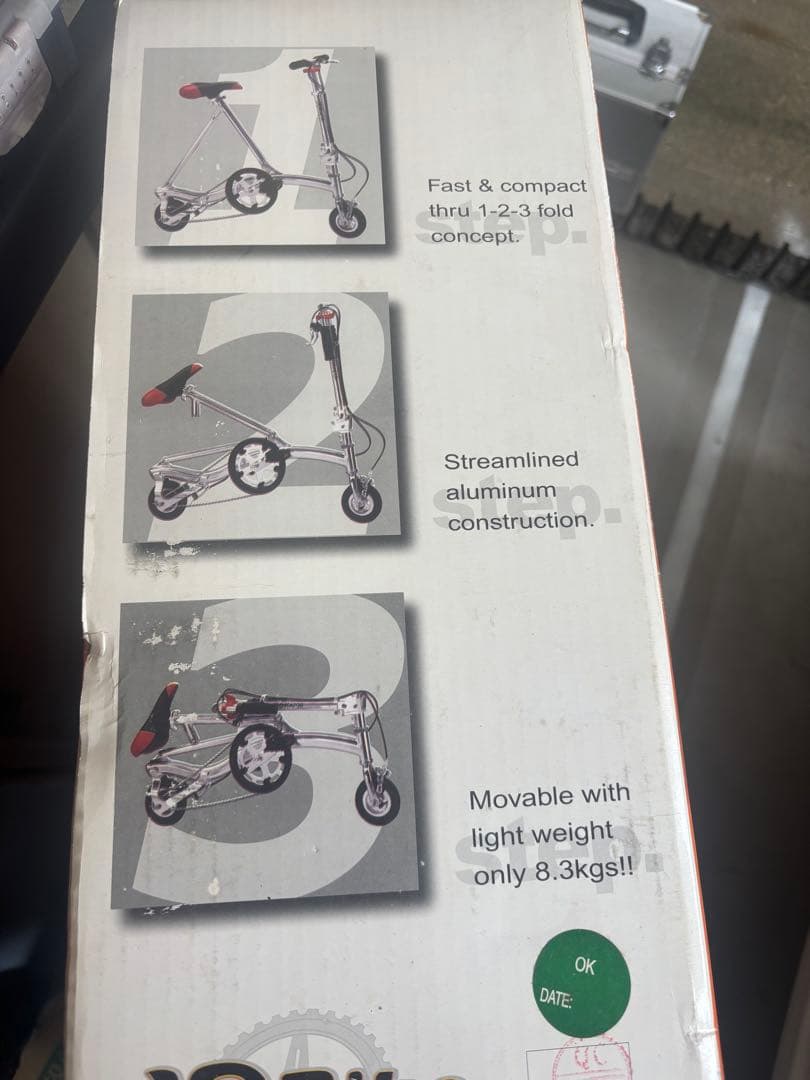 JDBike 折りたたみ自転車 シルバー