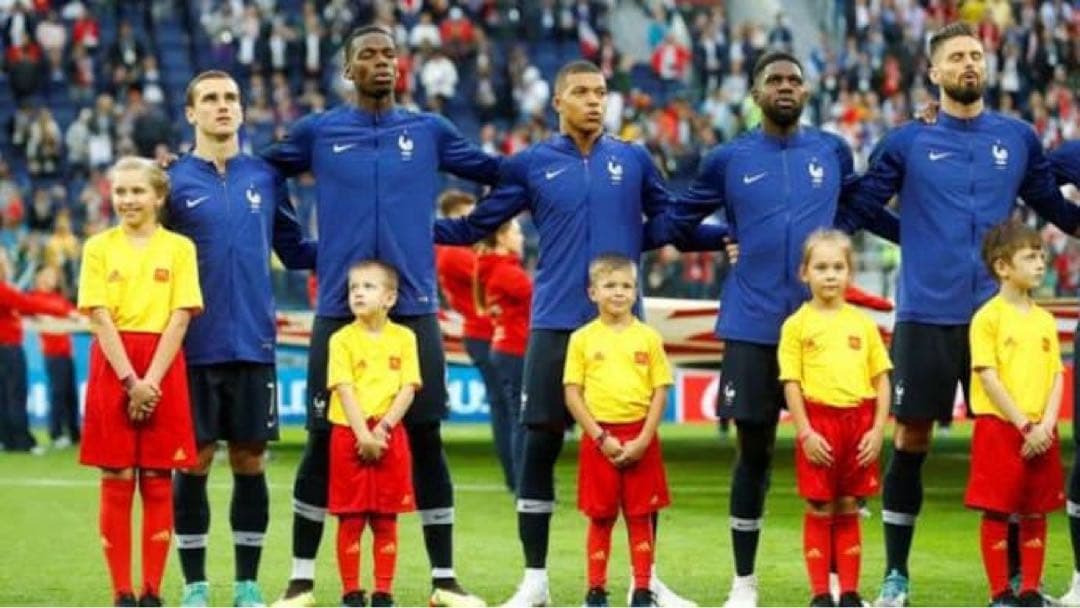 サッカーフランス代表 アンセムジャケット2018 S オーセンティック