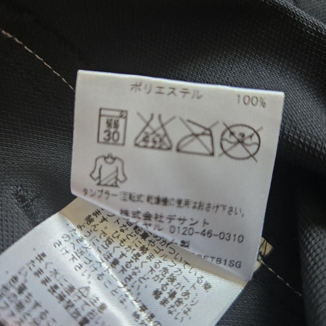 【新品】【未使用】DESCENTEレディース、ゴルフパンツ黒
