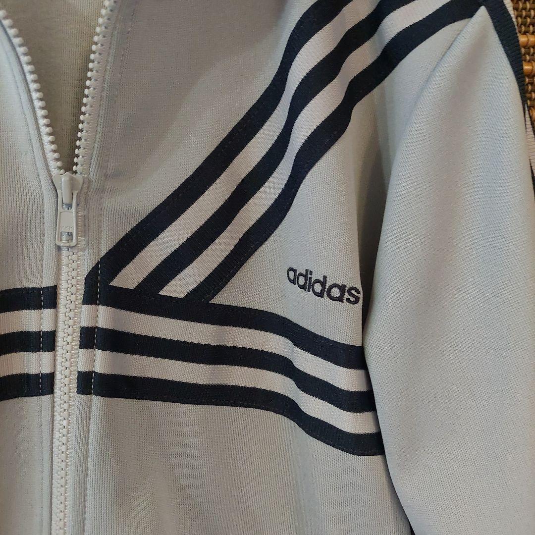 adidas⭐レア⭐ヴィンテージ⭐記載2XS⭐レディースM相当⭐グレー