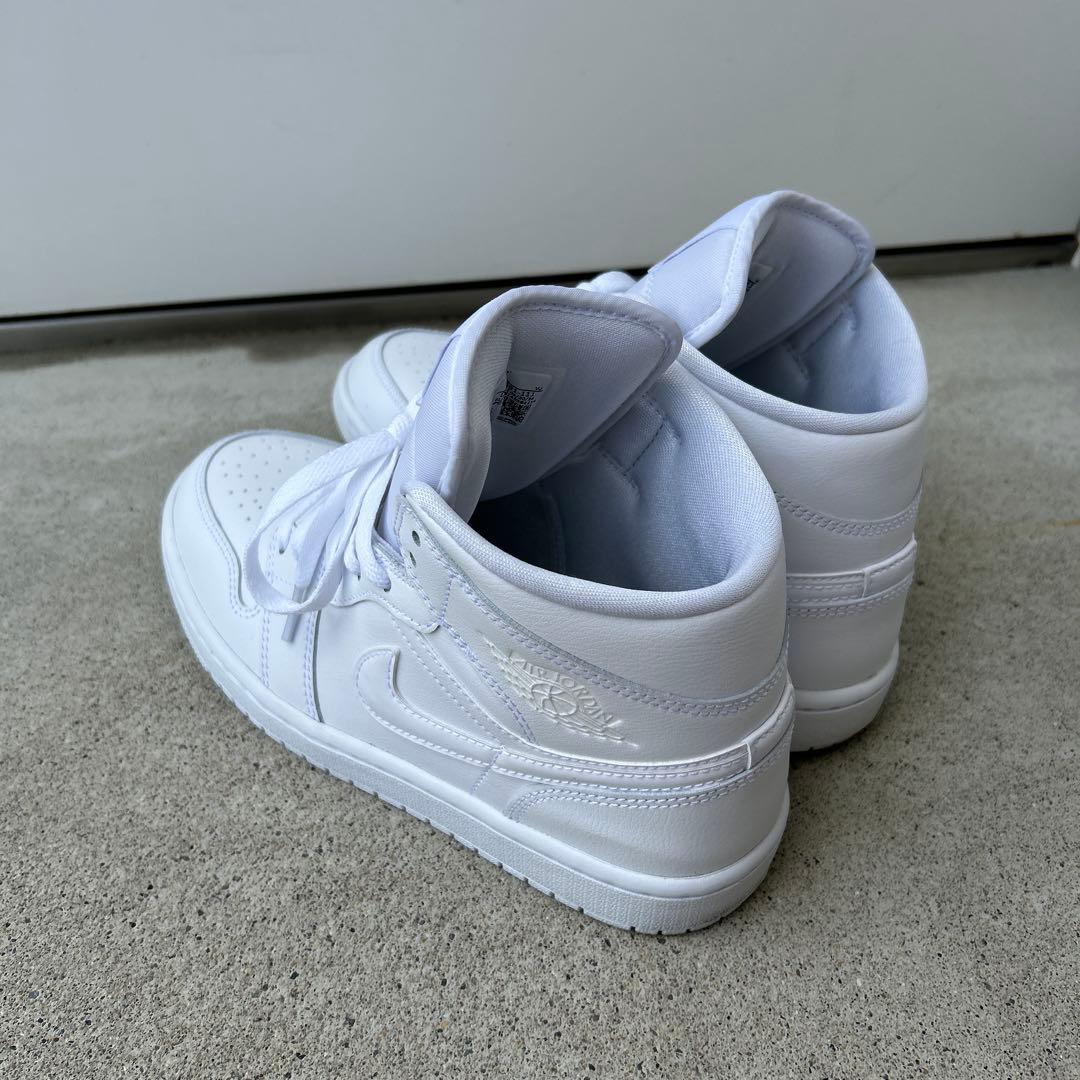 美品‼️NIKE24.5 エアジョーダン　ハイカット 白　 レディース　NIKE