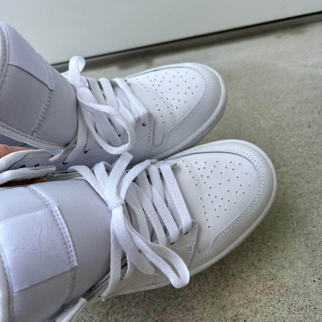 美品‼️NIKE24.5 エアジョーダン　ハイカット 白　 レディース　NIKE
