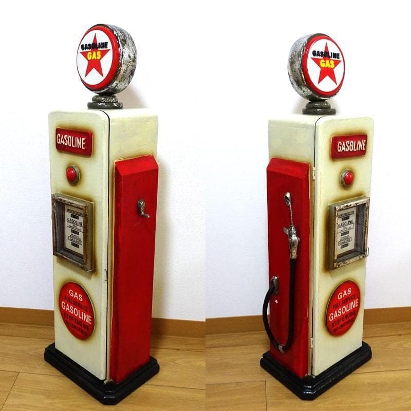 ガスポンプ ラック 棚 インテリア CD HOLDER 収納 アメリカン 雑貨