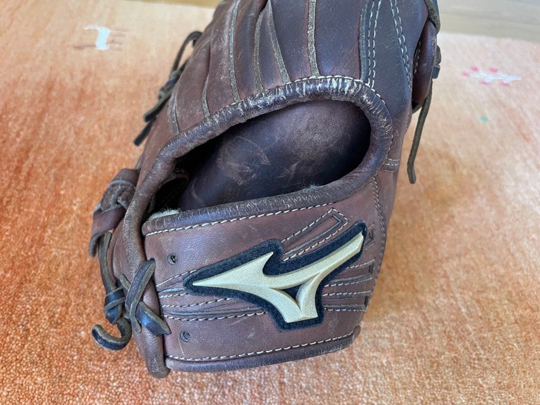 Mizuno Global Elite 硬式グローブ 外野手用　ブラウン　袋付き