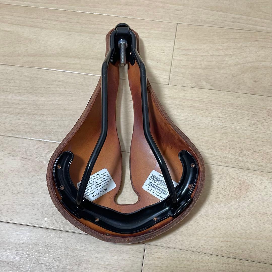 【未使用】セラアナトミカ H1レザーサドル　ブラウン