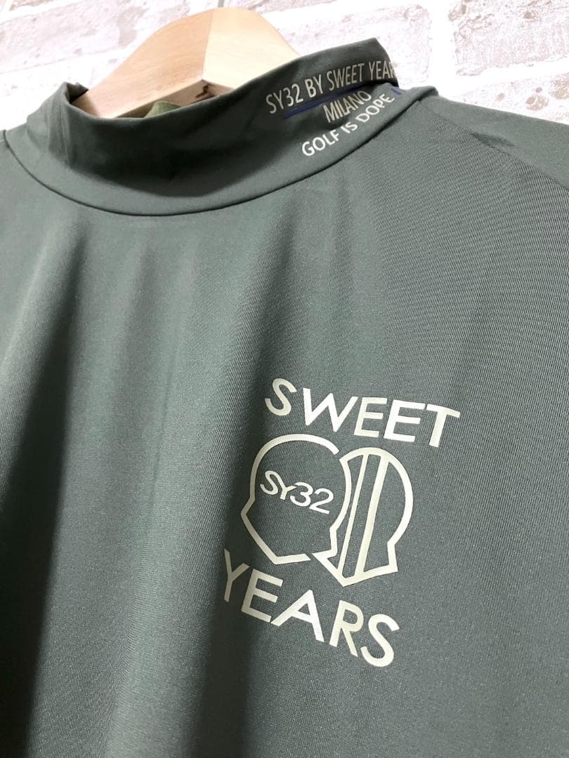 【早い者勝ち✨】新品 SY32 メンズ モックネックシャツ XL グリーン系