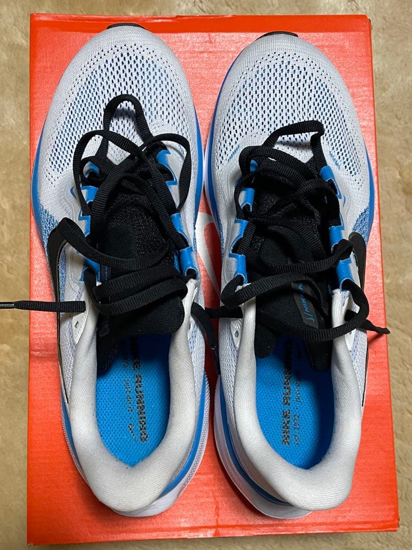 Nike ランニングシューズ ペガサス41 ホワイト/ブルー/ブラック