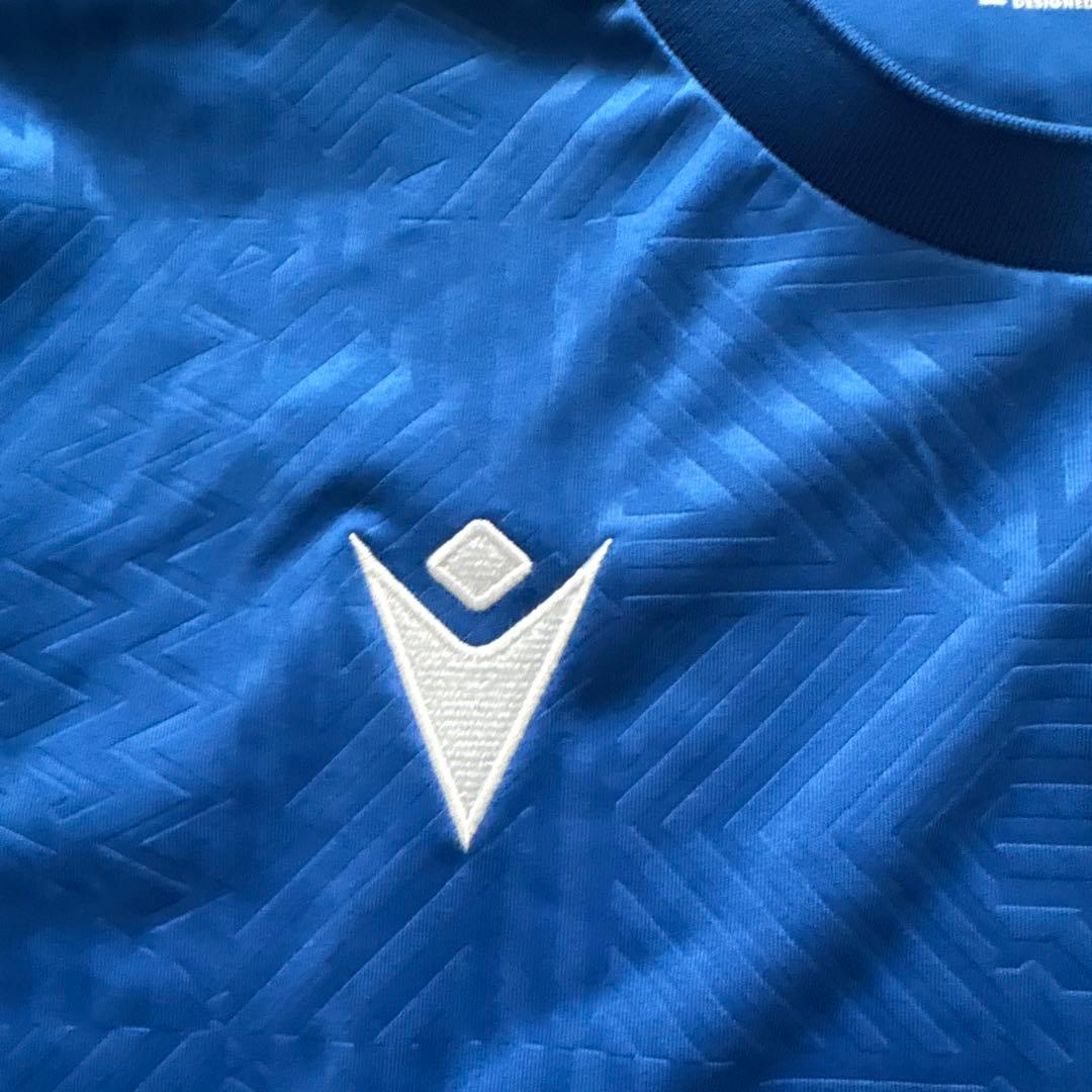 macron サッカーウェア XL 青