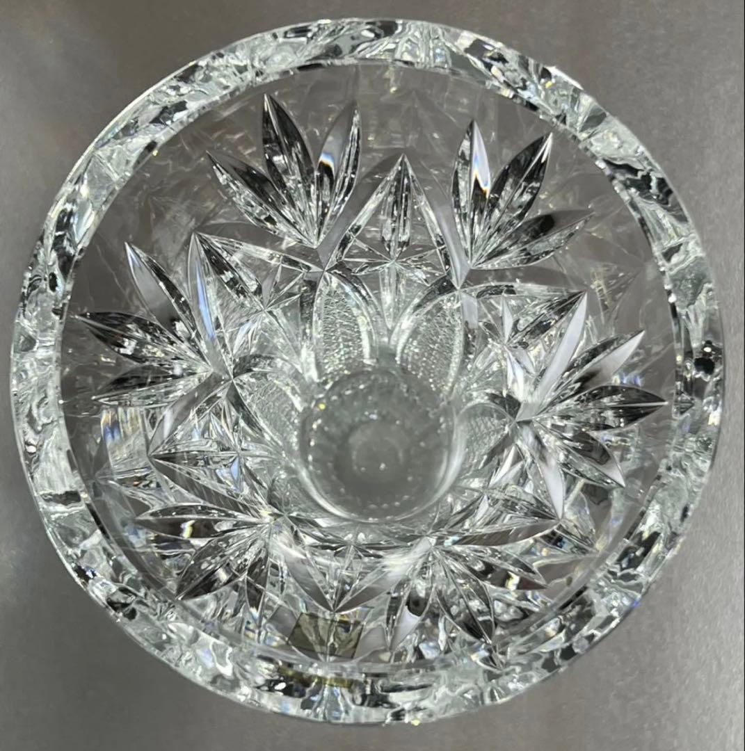 美品 HOYA クリスタル 高級花瓶 アンティーク 希少品廃盤 30cm 3kg