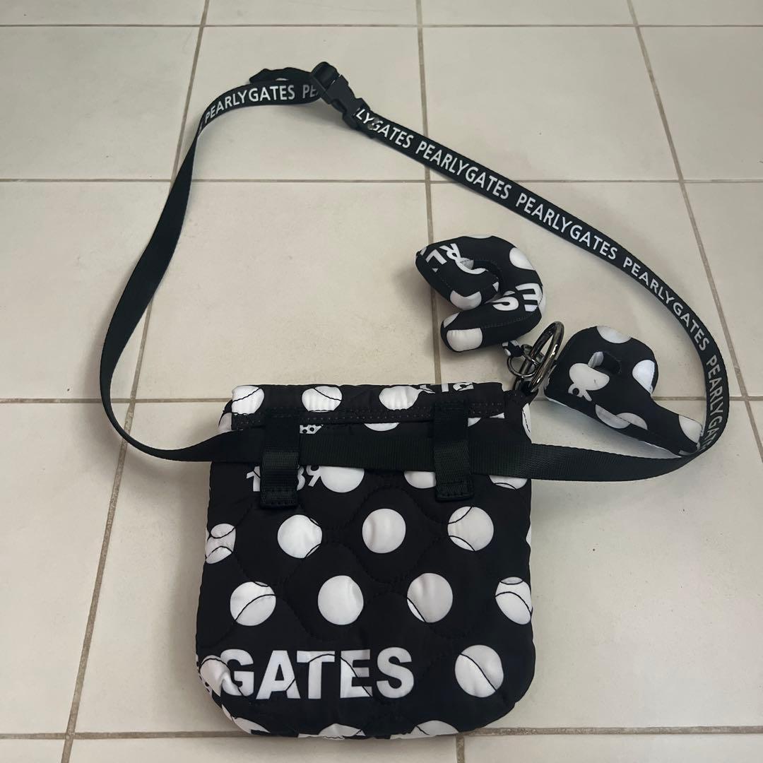 PEARLY GATES ドット柄ショルダーバッグ