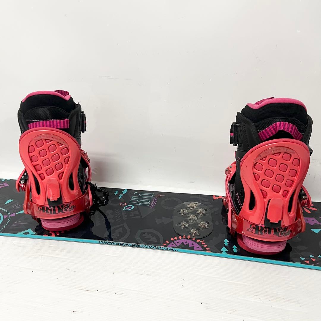 K2 RIDE レディース　スノボセット　女性用　スノーボード 3点セット　板