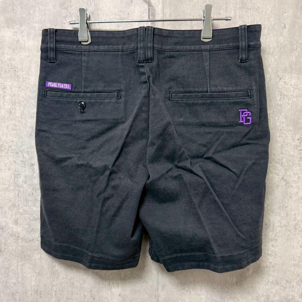 ✴️パーリーゲイツ　ハーフパンツ　ゴルフパンツ　ストレッチ素材　ダークグレー　М