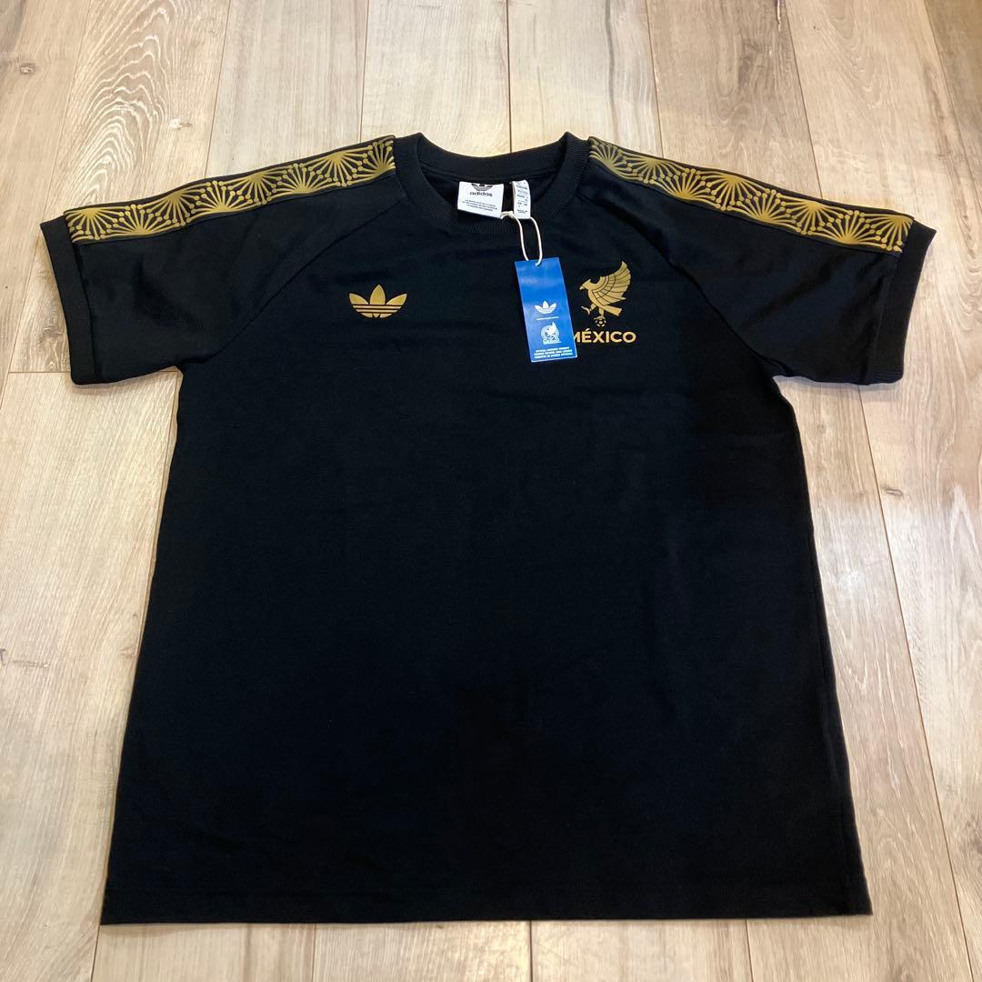 アディダス　adidas メキシコ代表 ゴールドTシャツ