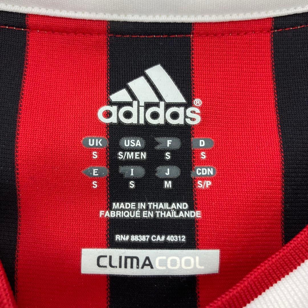 adidas アディダス イブラヒモビッチ ユニフォーム 長袖 M 赤黒白