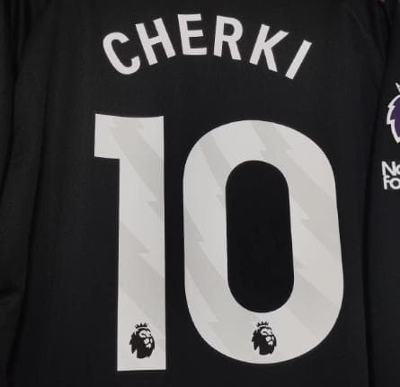 マンチェスター・シティ #10 シェルキ 長袖アウェイサッカーシャツ