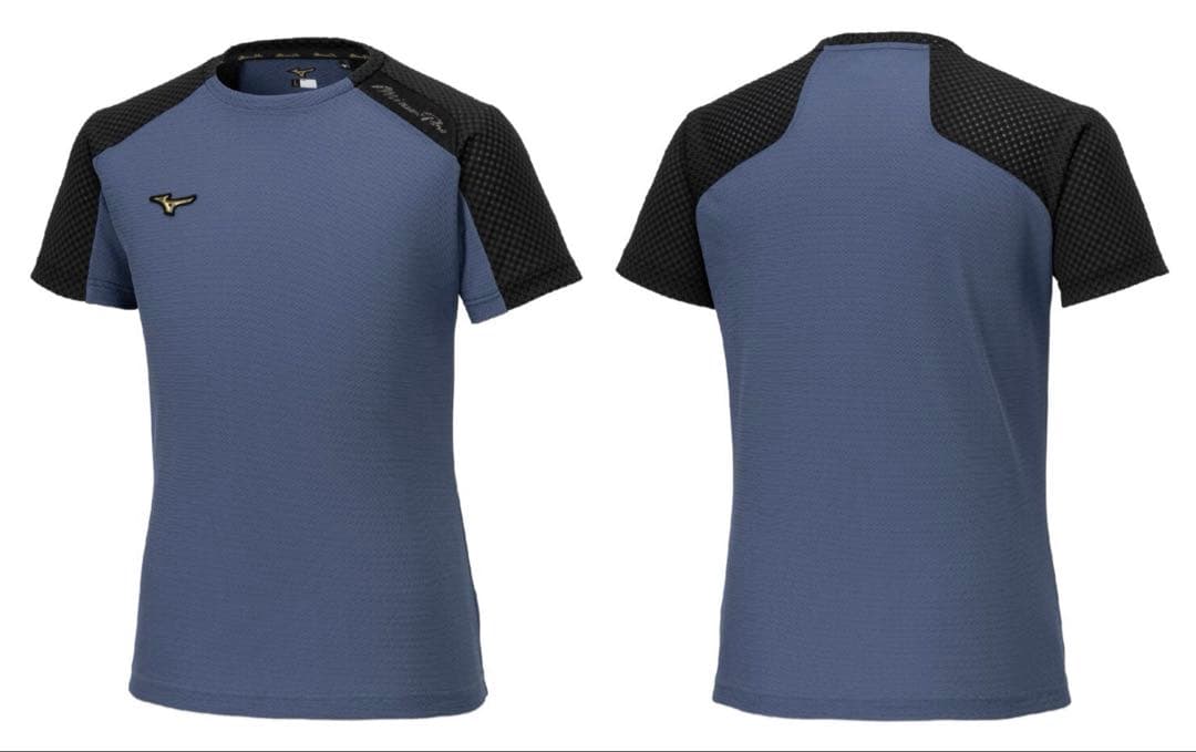 【ミズノプロ】 直営店限定 クーリングTシャツXO インディゴ 12JACT82