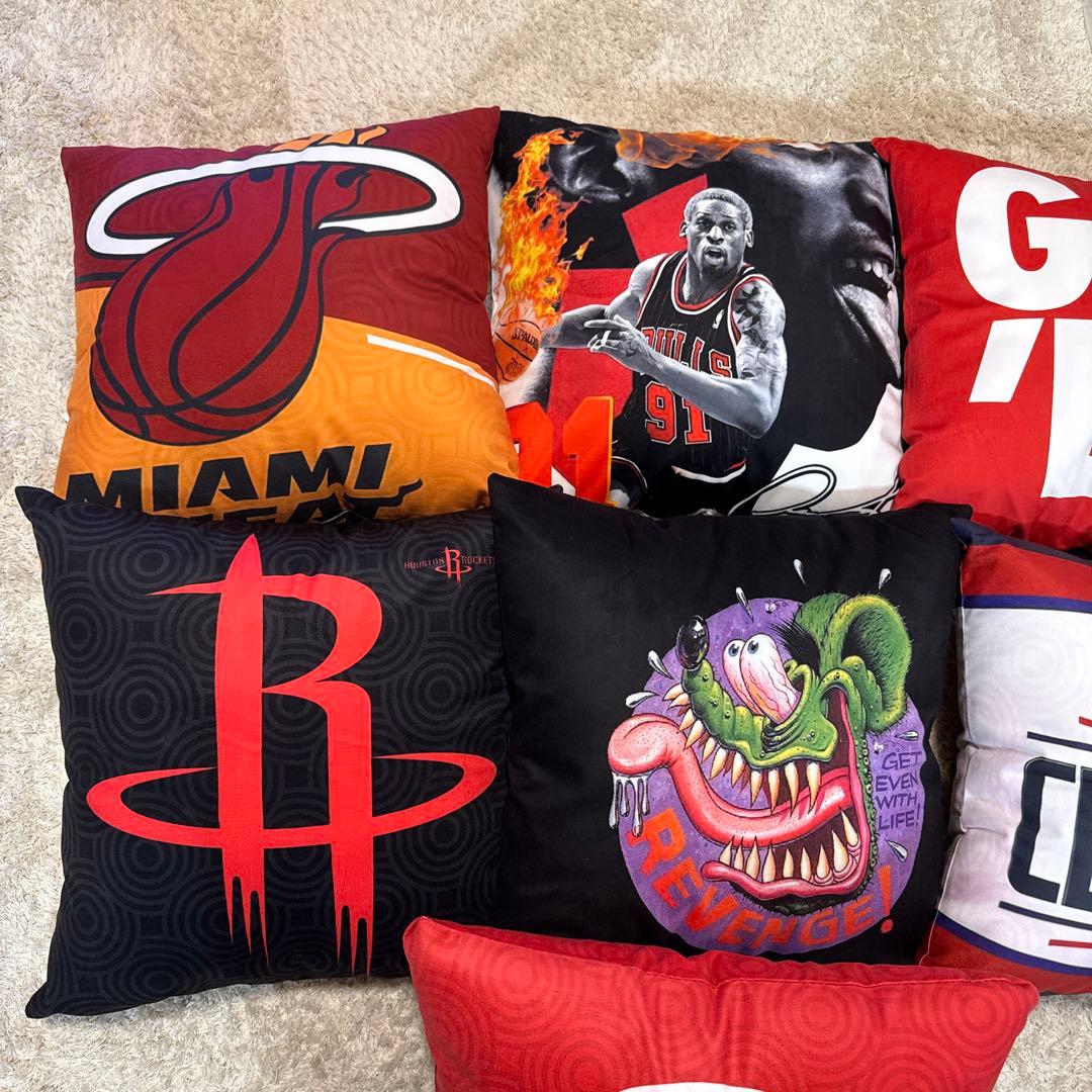 バスケ　クッション　NIKE ナイキ　7点まとめ売り　NBA ヒート　RF