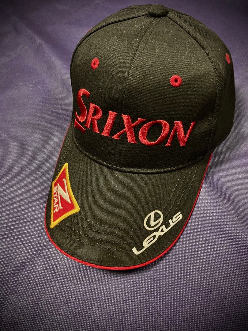 松山英樹モデルのSRIXON、LEXUSキャップ 黒 白 2個セット
