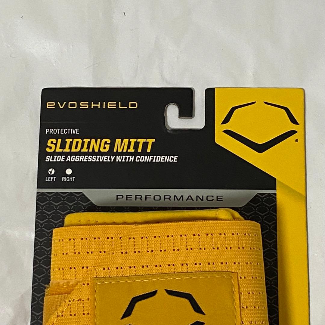 新品 Evoshield 走塁用ミット イエロー 左手用 限定
