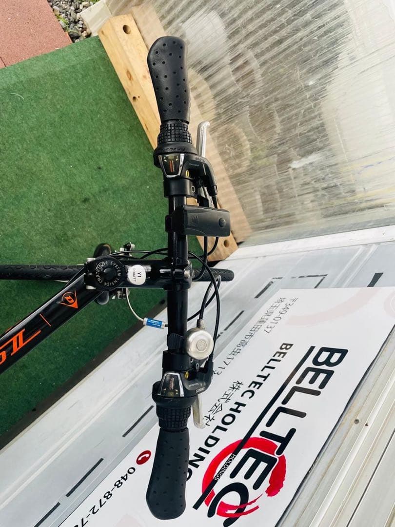 DUNLOP クロスバイク 700C ブラック 通勤 通学 スポーツ自転車