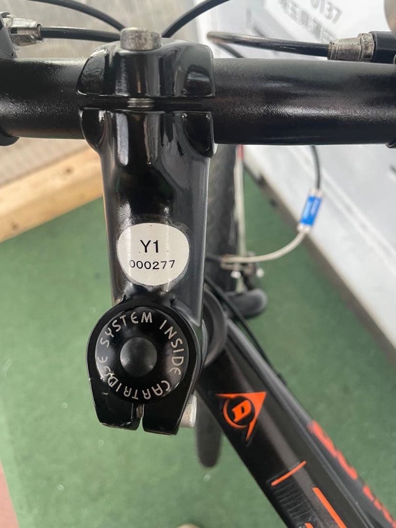 DUNLOP クロスバイク 700C ブラック 通勤 通学 スポーツ自転車