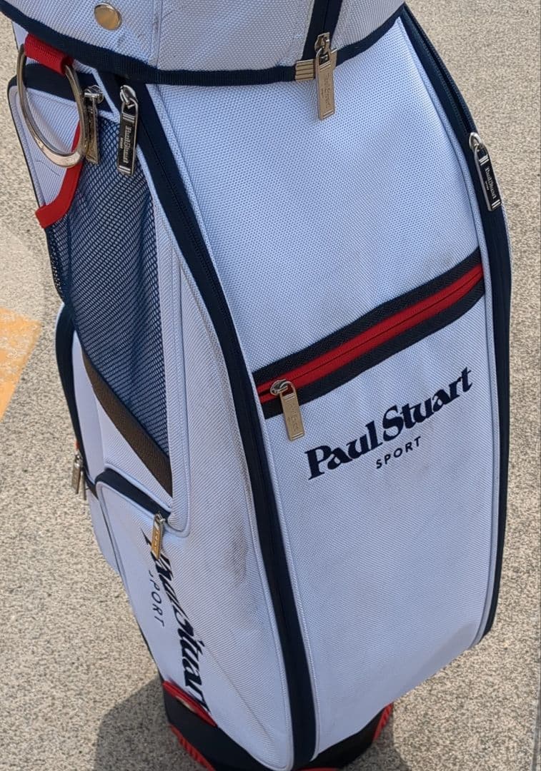 Paul Stuart キャディバッグ ホワイト