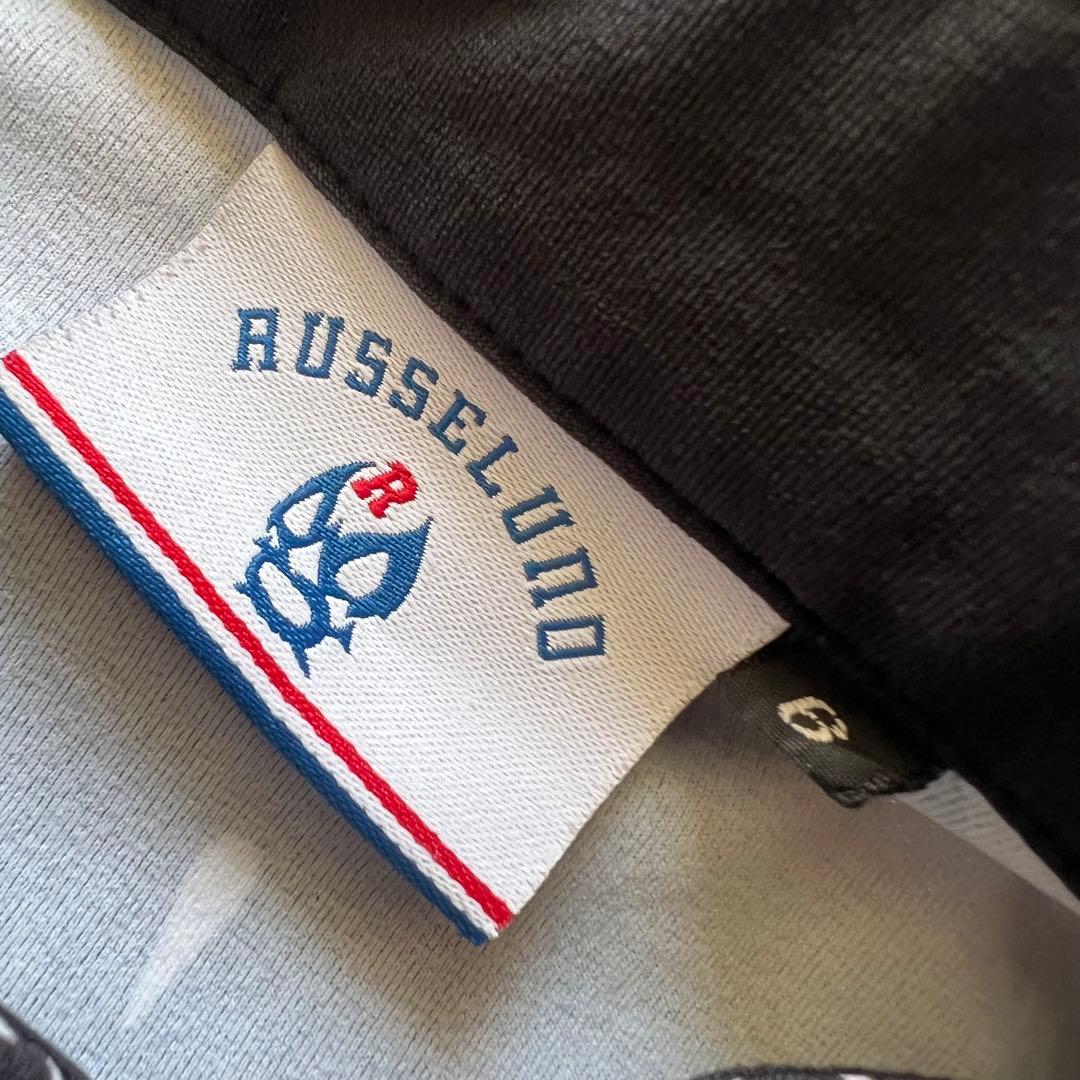 Russeluno ラッセルノ　ペイズリー　ポロシャツ　メンズ
