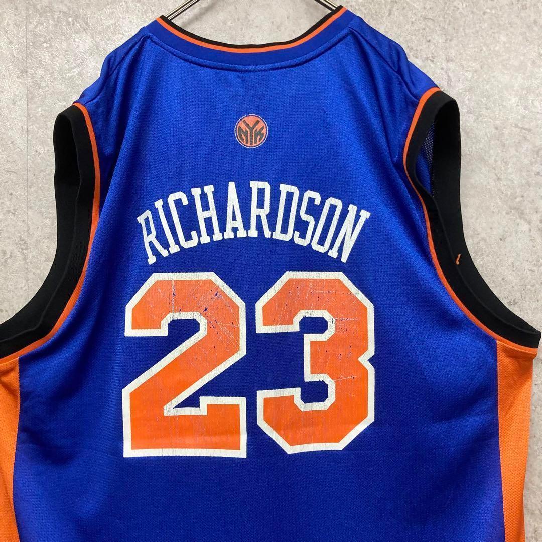 レア《リーボック》NBAニックス両面プリント タンクトップ ユニフォーム/2XL