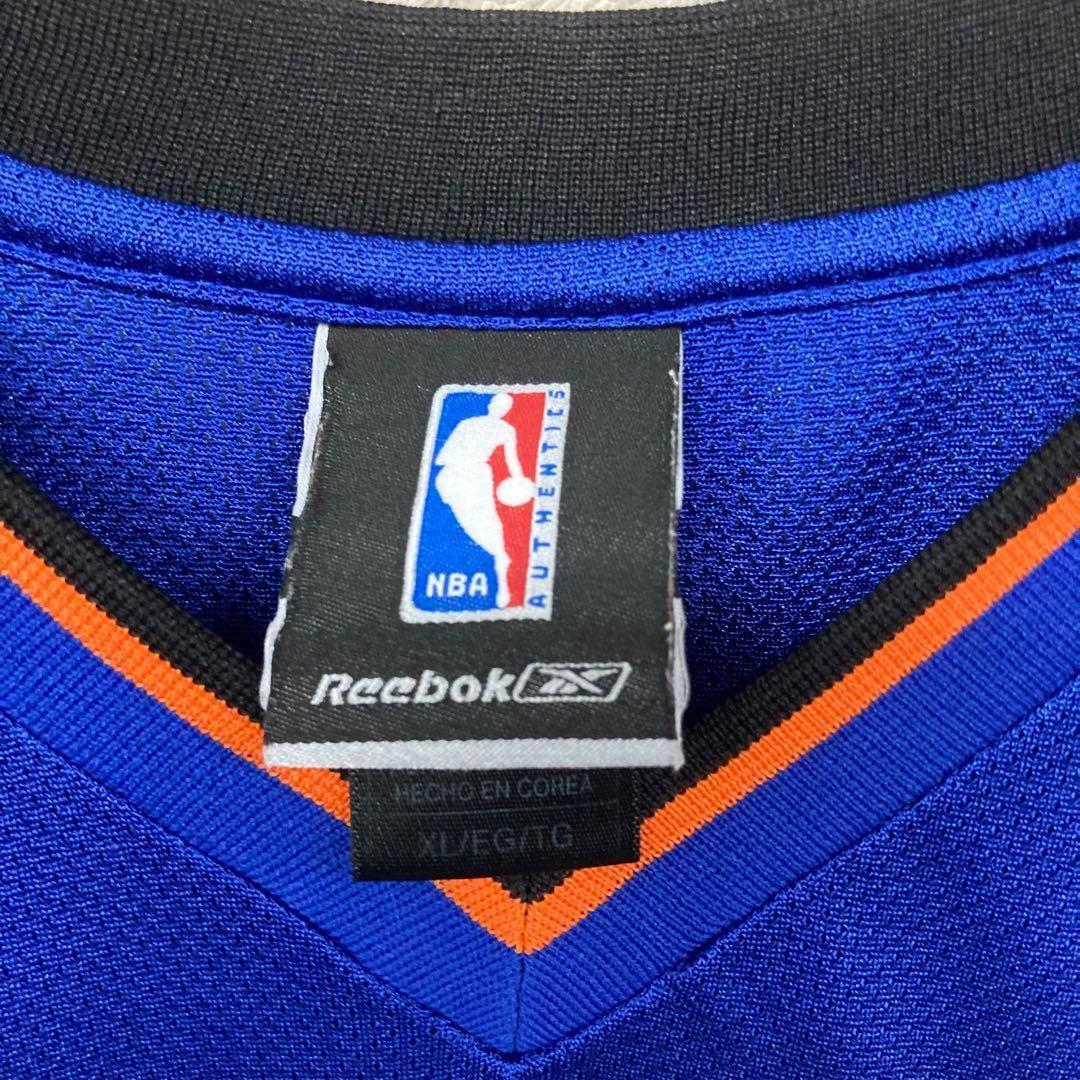 レア《リーボック》NBAニックス両面プリント タンクトップ ユニフォーム/2XL