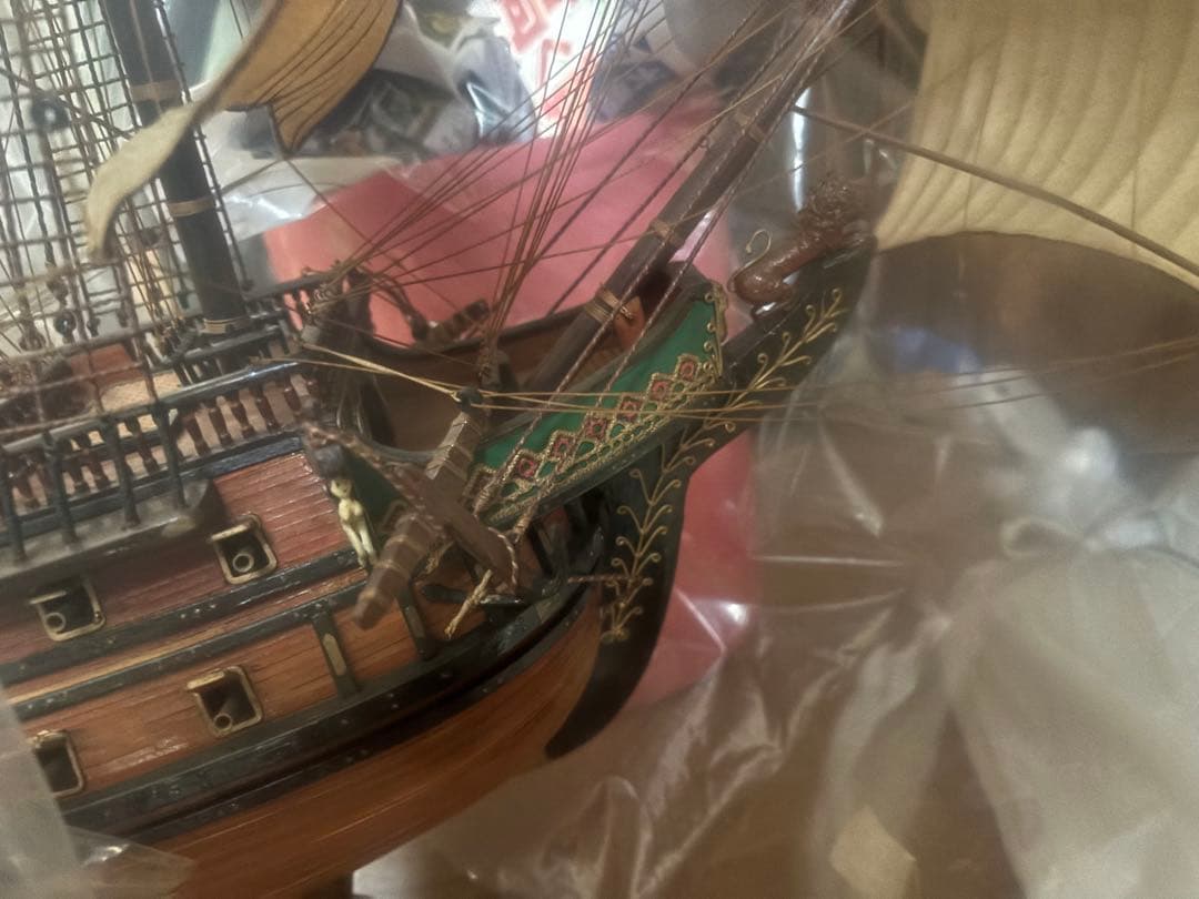 18〜19世紀のHMS Victory系の戦列艦　大型帆船模型 木製手作り