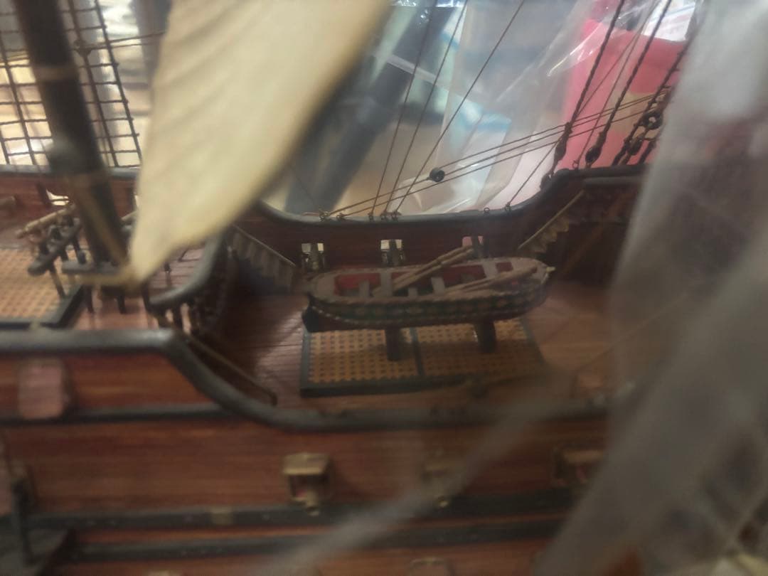 18〜19世紀のHMS Victory系の戦列艦　大型帆船模型 木製手作り