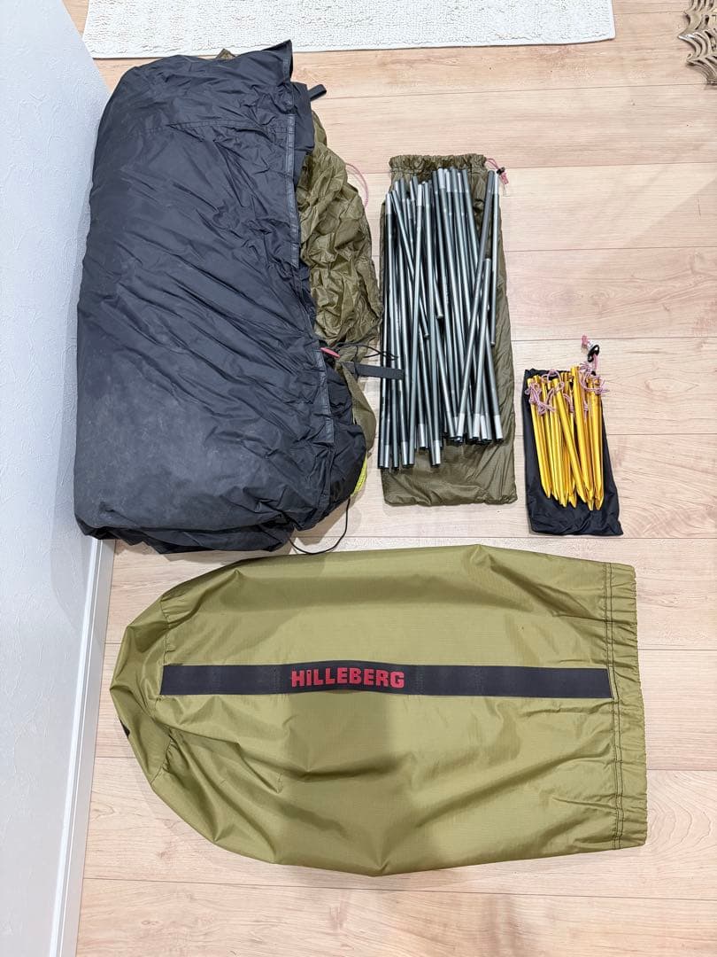 HILLEBERG ケロン4gt 純正フットプリント付き