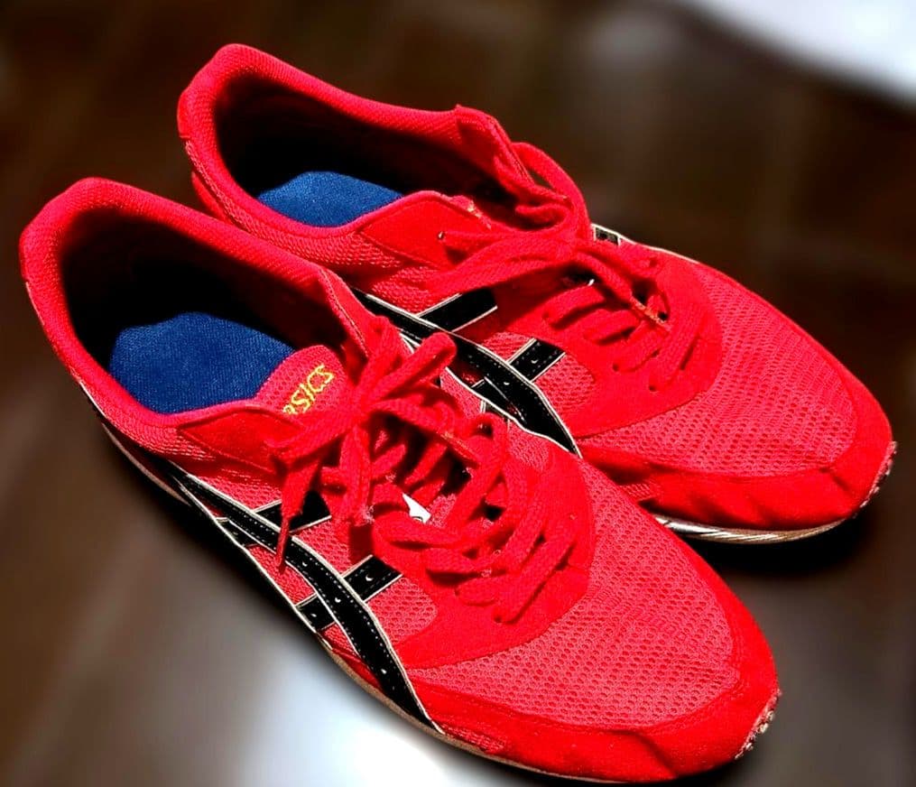 スパイク・シューズ asics TARTHER JAPAN 30cm used red